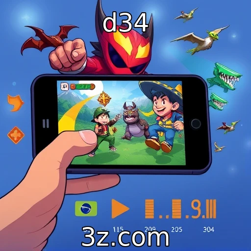 Aumento na popularidade de jogos mobile no Brasil | d34